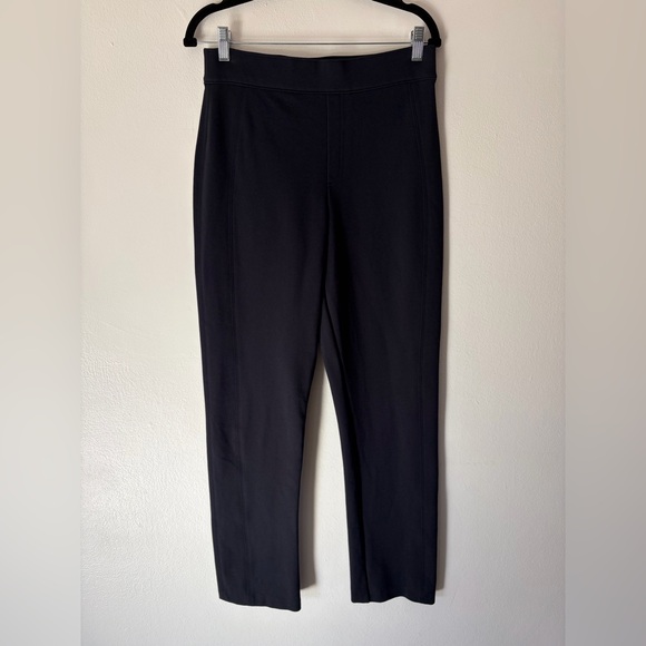 SPANX Ponte Slim Straight Navy Blue Pull-On Compression Smoothing  Pants - Picture 9 of 11